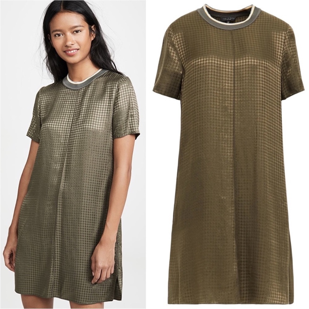 Rag & Bone Ali Silk Tee Shirt Dress - XS